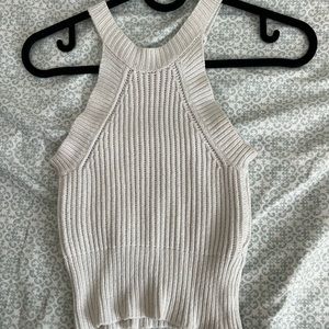 brandy melville knit crop top